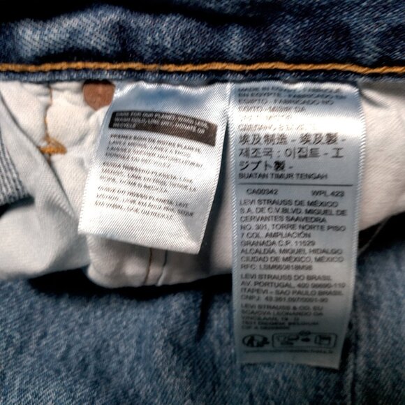 Levi Strauss Levis 501 Button Fly Jeans 32x31 Actual Size Blue Denim READ - Picture 4 of 16